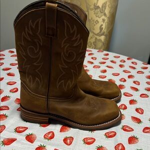 Brown Ad TEC Western Cowboy Boots